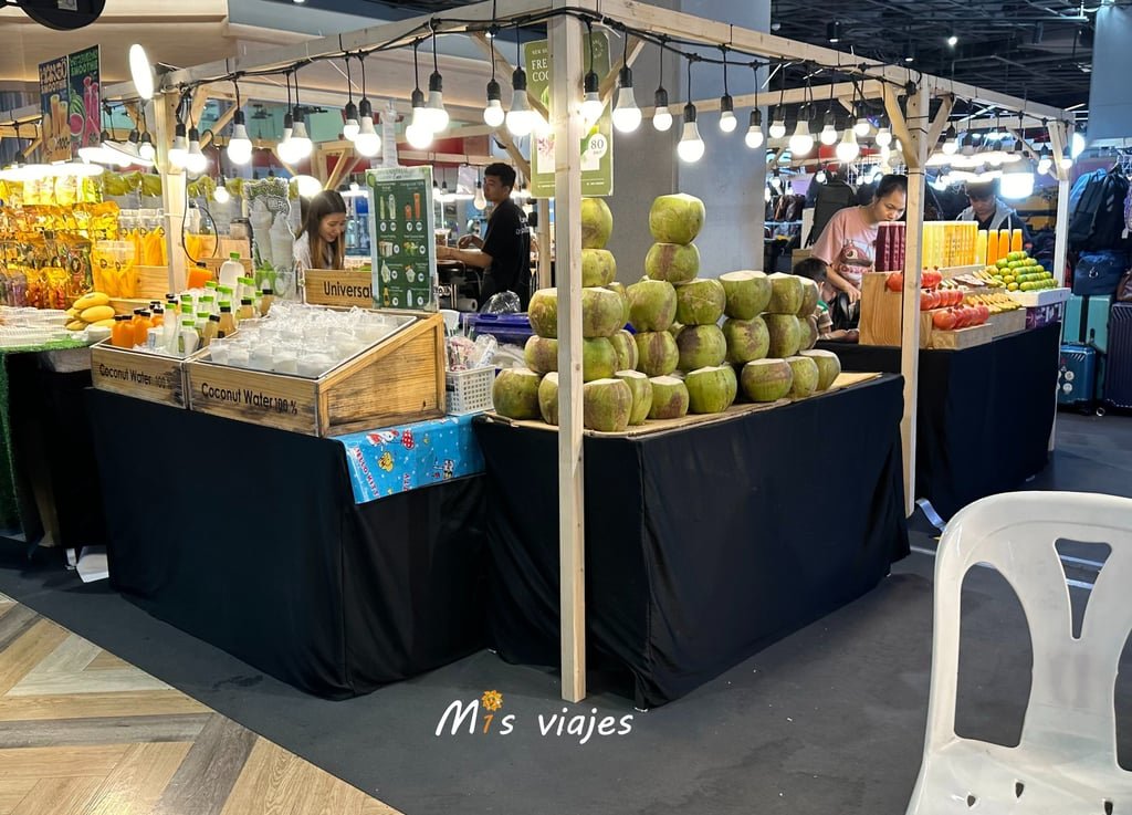 Cocos y zumos en el MBK
