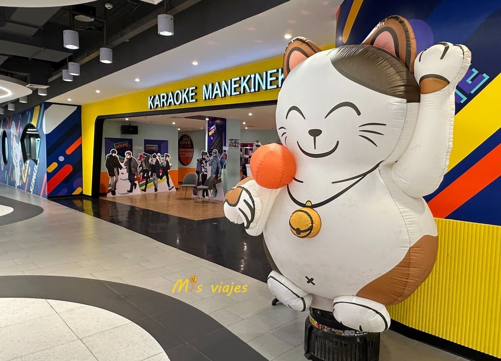 Karaoke en el Centro Comercial del MBK