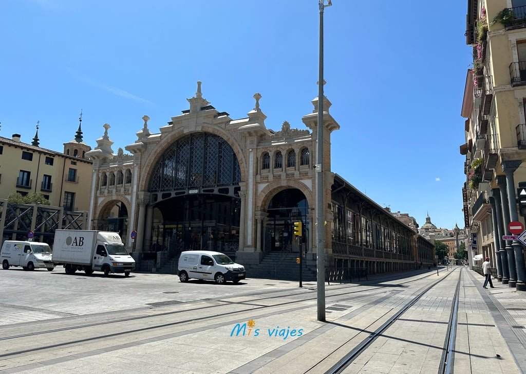 Fachada del Mercado Central de Zaragoza