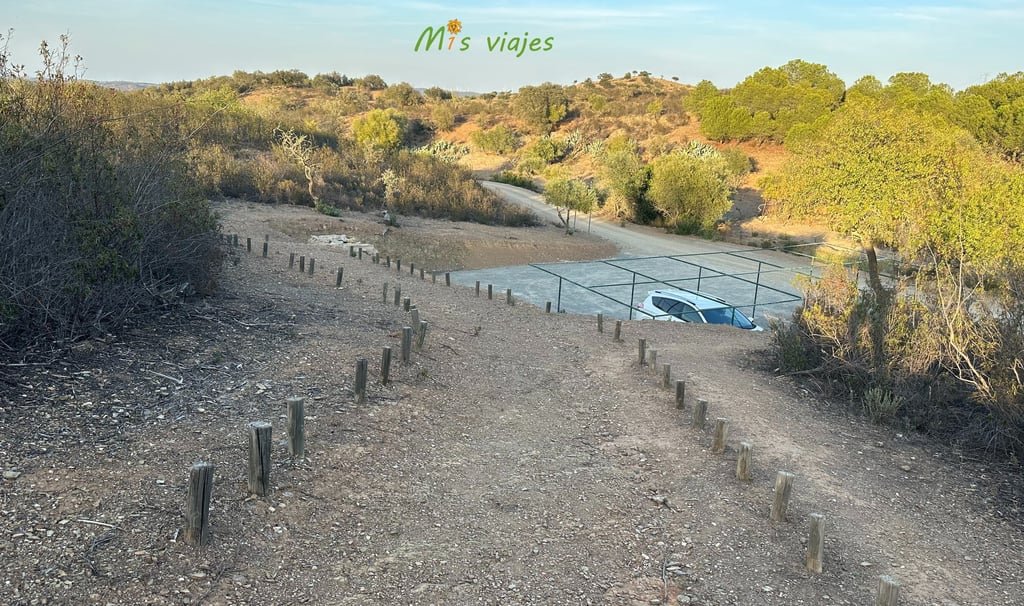 Entrada a los Menires de Lavajo en Alcoutim 