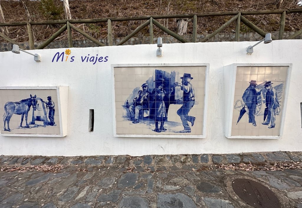 Mosaicos de Carlos Luz en Alcoutim