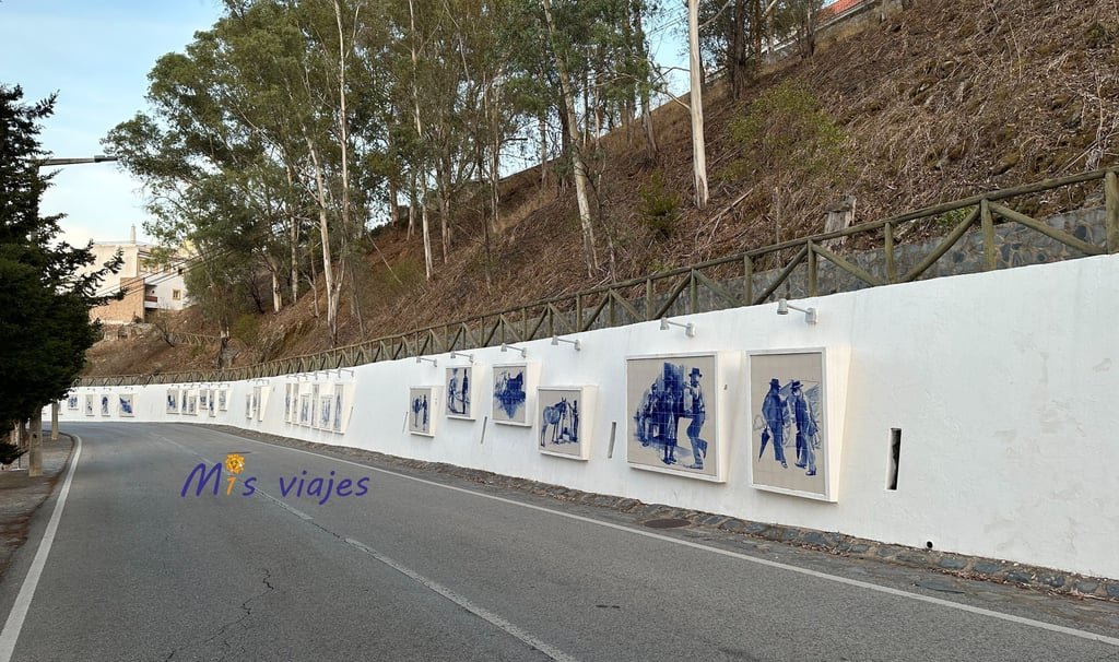 Mosaicos de Carlos Luz en Alcoutim