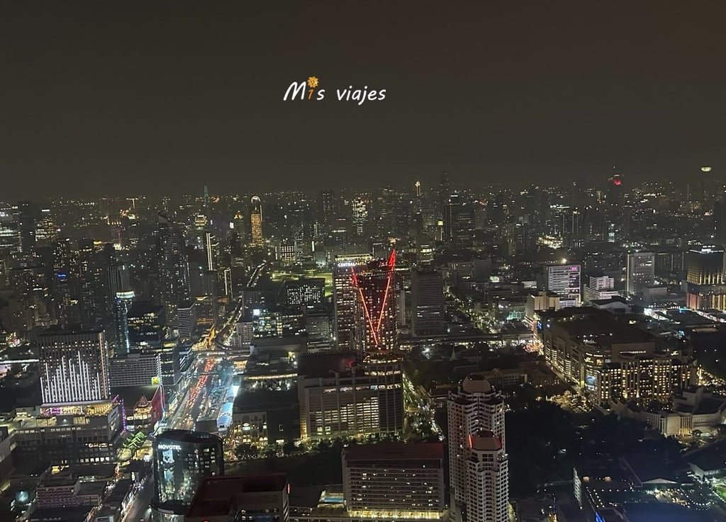 Mágica panorámica de Bangkok desde el Baiyoke