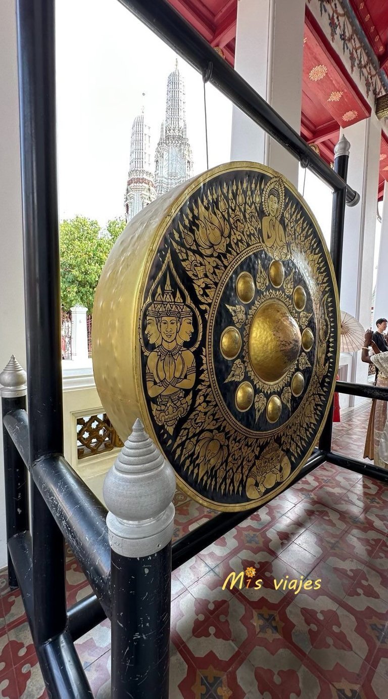 El gong en el Wat Arun