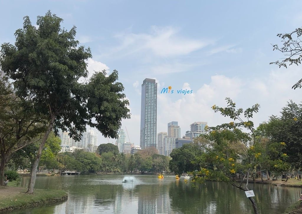Lumphini Park: El Oasis Verde en el Corazón de Bangkok Panorámica del Lumphini Park
