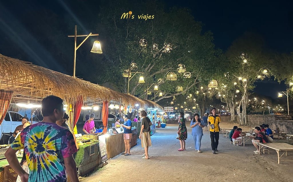 Panorámica del Mercado de Ayutthaya