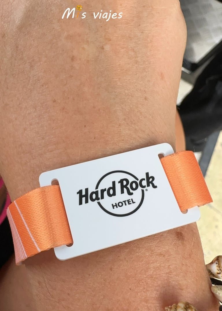 Pulsera-llave del Hard Rock hotel