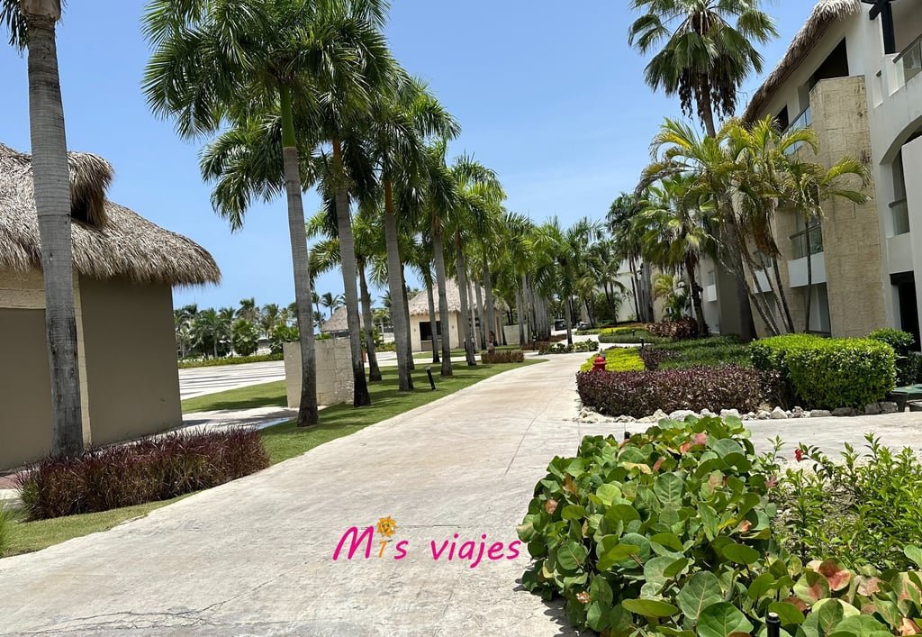 Calles de los distintos bloques del Hard Rock Hotel Punta Cana