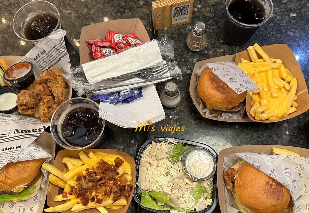 Hamburguesas en el Stacked en el Hard Rock