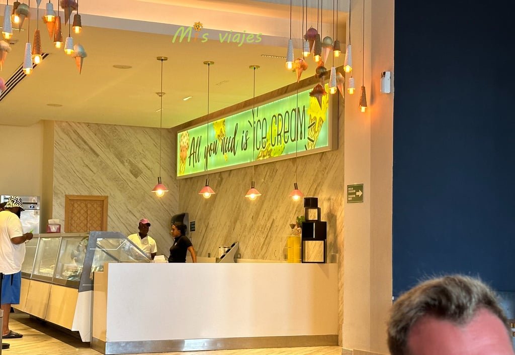 Heladería en el Hard Rock Hotel