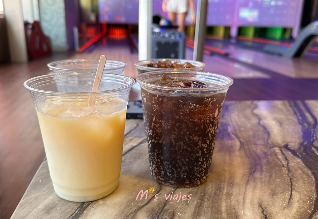 Bebidas de cortesía en el bowling