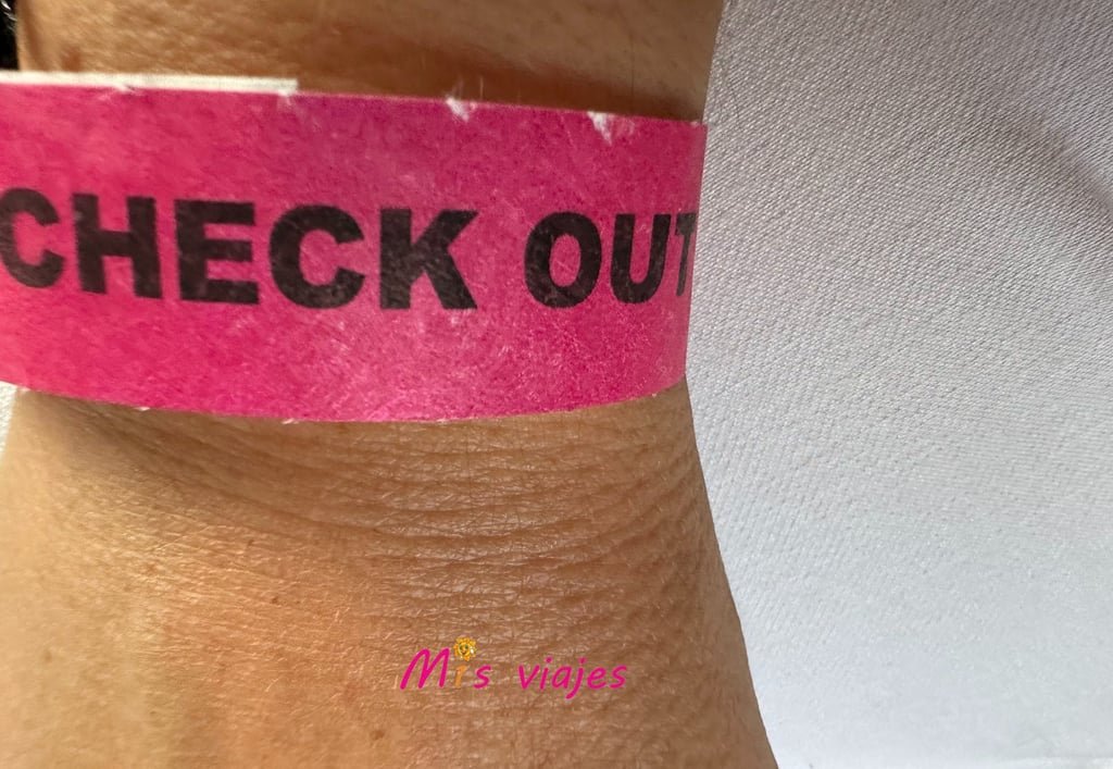 Pulsera del Check out del Hard Rock Hotel