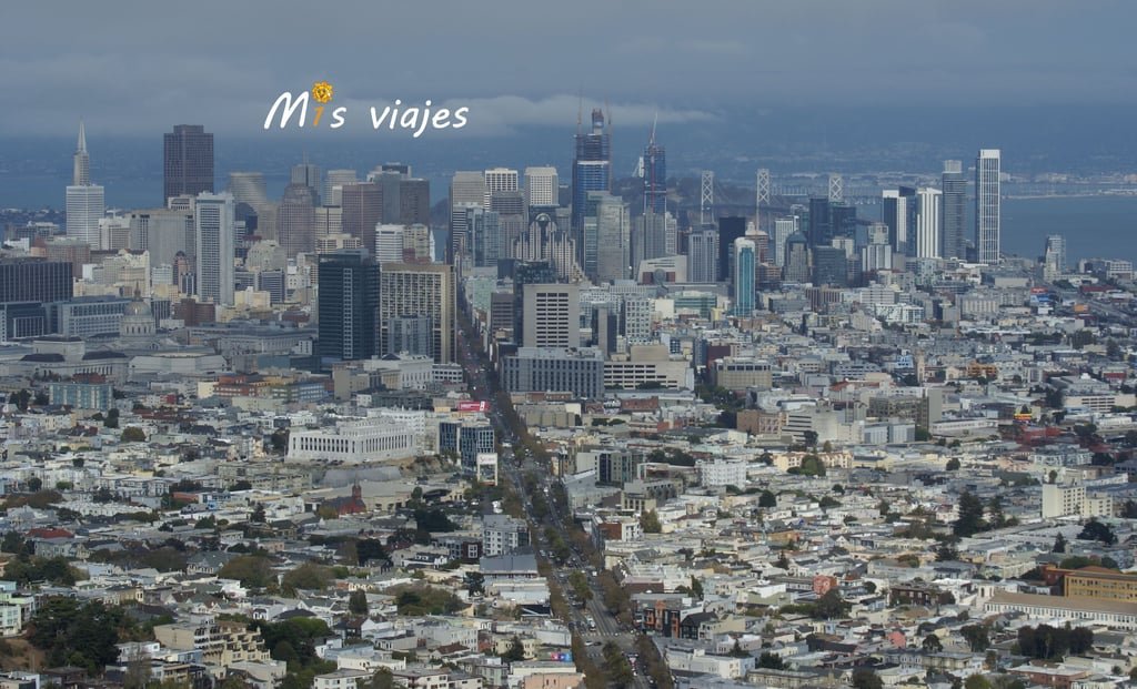 San Francisco: Su Golden Gate y sus Colinas Panorámica de San Francisco desde Twin Peaks.