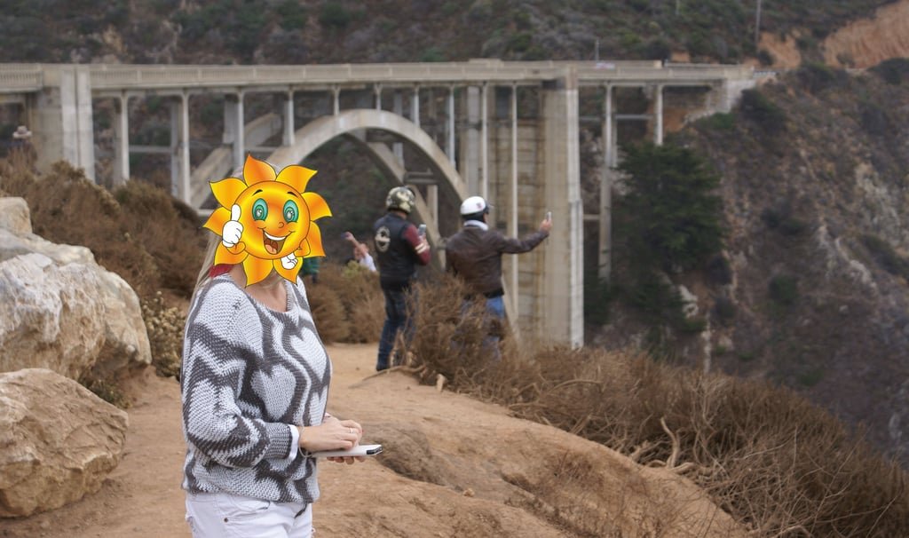 Panorámica del Bixby Bridge en la Big Sur.