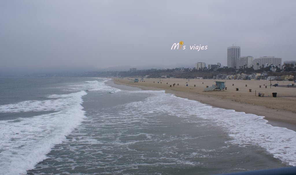 Santa Mónica-California Panorámica de la Playa de Santa Mónica.