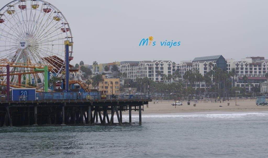 Santa Mónica-California La Nória del Muelle de Santa Mónica, en Los Ángeles.
