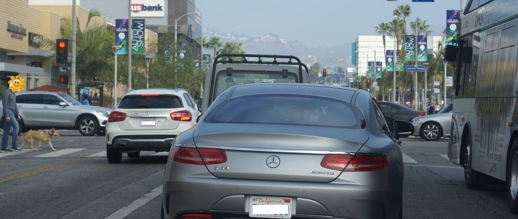 Los Ángeles: Una Ciudad de Película Santa Mónica Boulevard, en Los Ángeles.