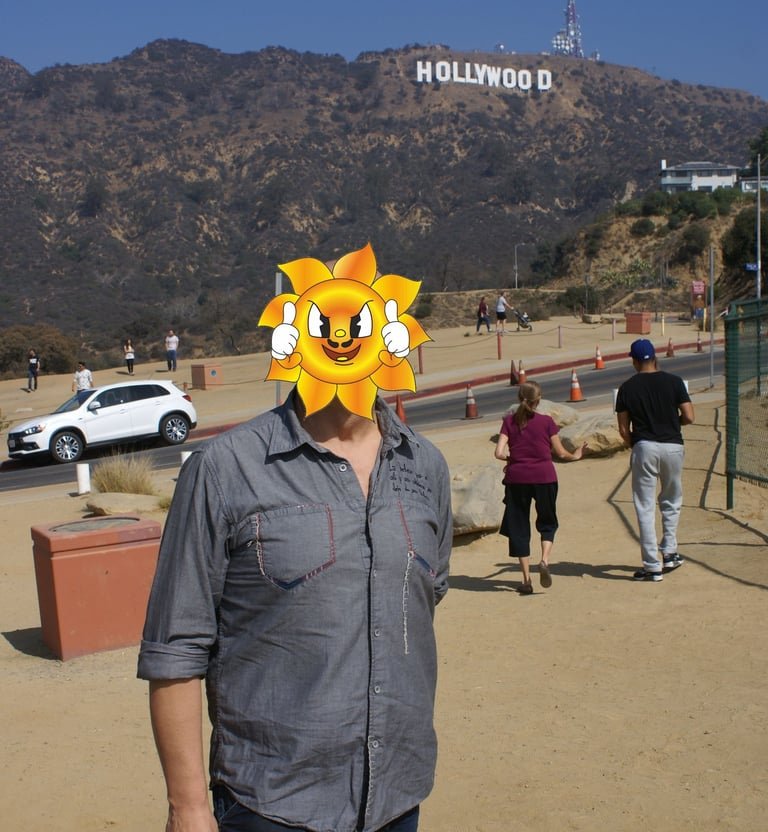 Los Ángeles: Una Ciudad de Película Panorámica al cartel de Hollywood desde Lake Hollywood Park