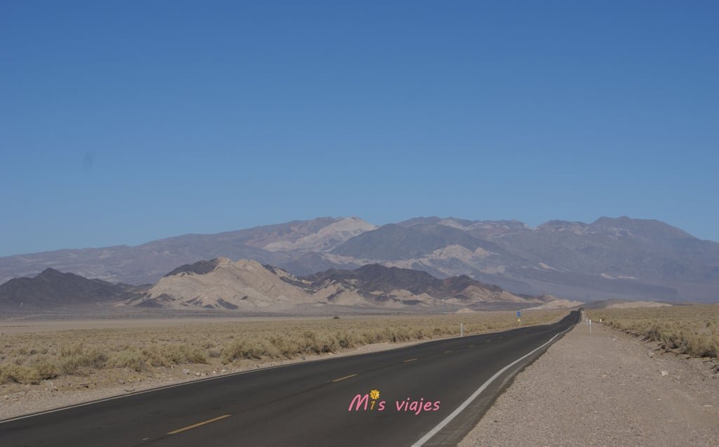 Panorámica del desértico paisaje del Mojave.