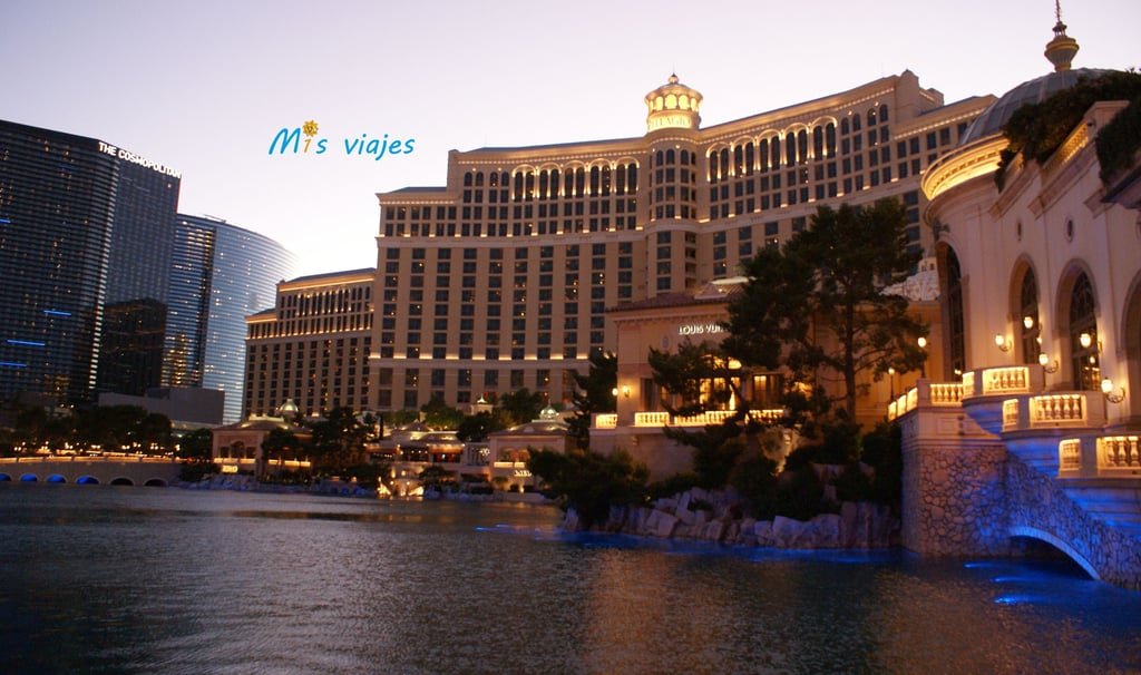 Fuentes de Bellagio en la Strip de Las Vegas.