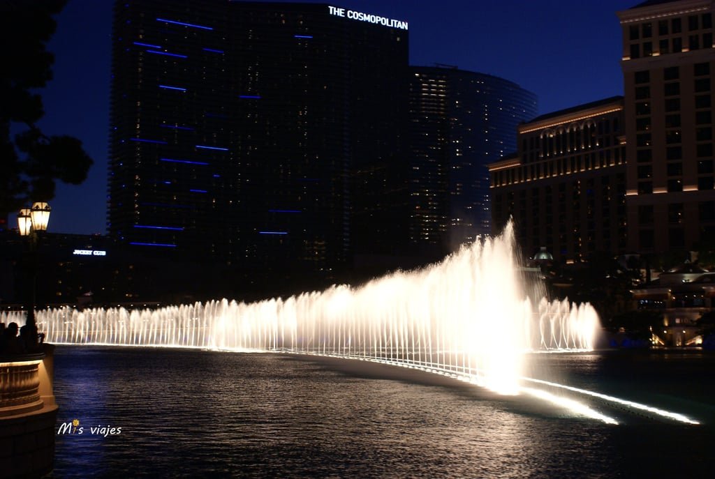 Fuentes del Bellagio en las Vegas.