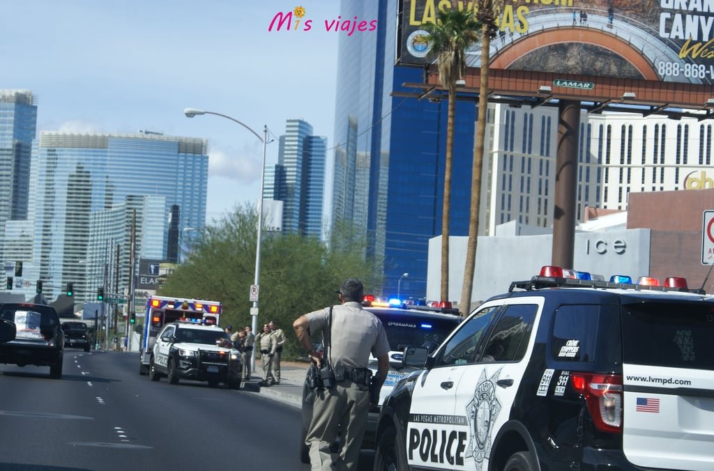 Policía de Las Vegas.