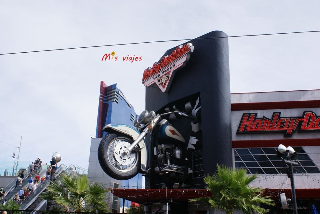 Harley Davidson en Las Vegas.