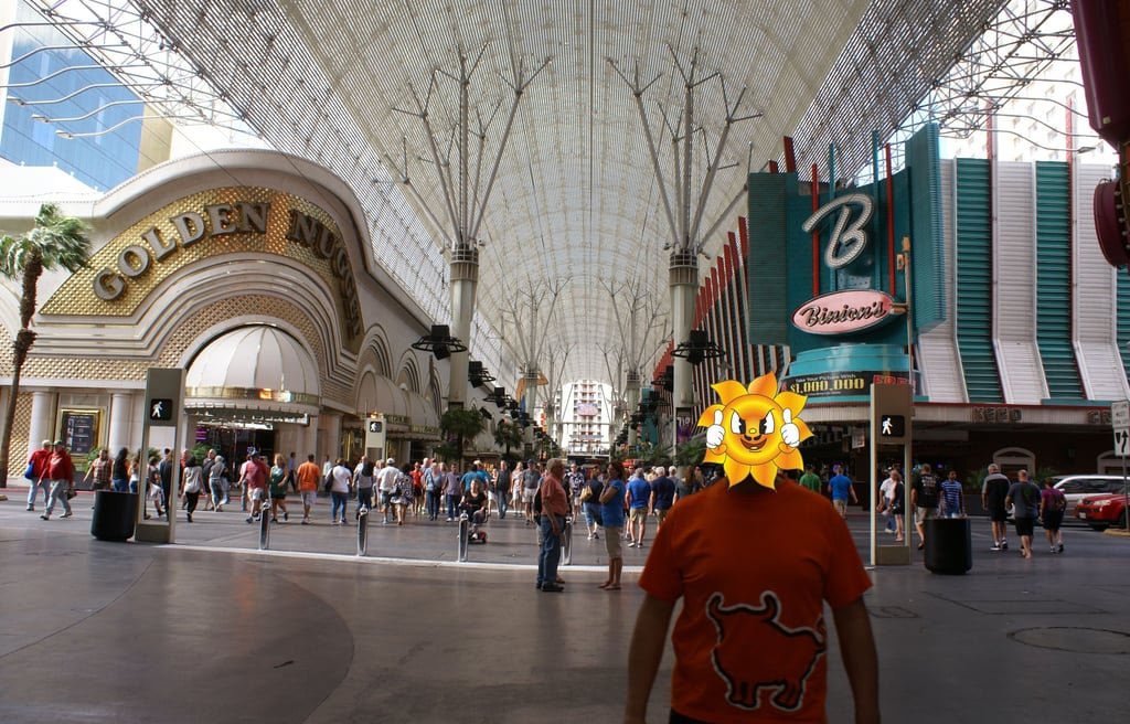 Freemont Street Experience en Las Vegas.