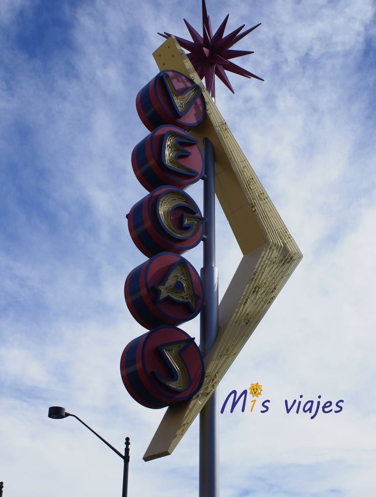 Las Vegas sign.