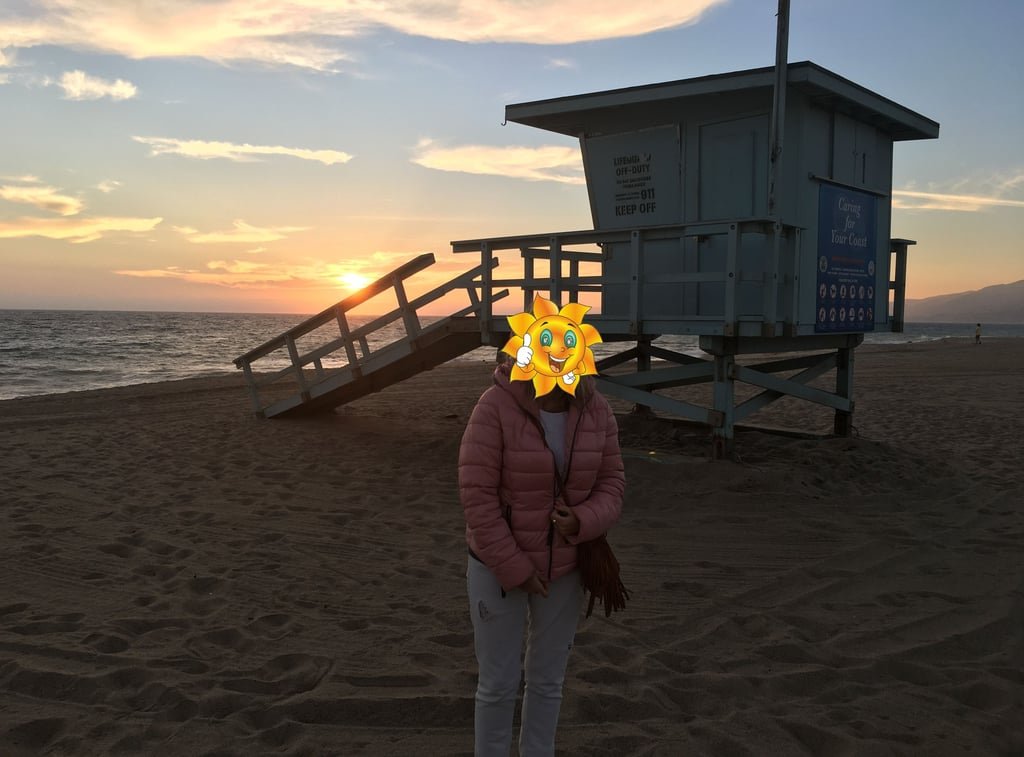 Caseta de los vigilantes de la playa en Malibú.