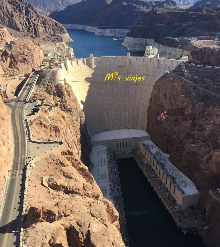 La Presa Hoover Dam desde el puente Mike O´Callaghan-Pat Tillman.