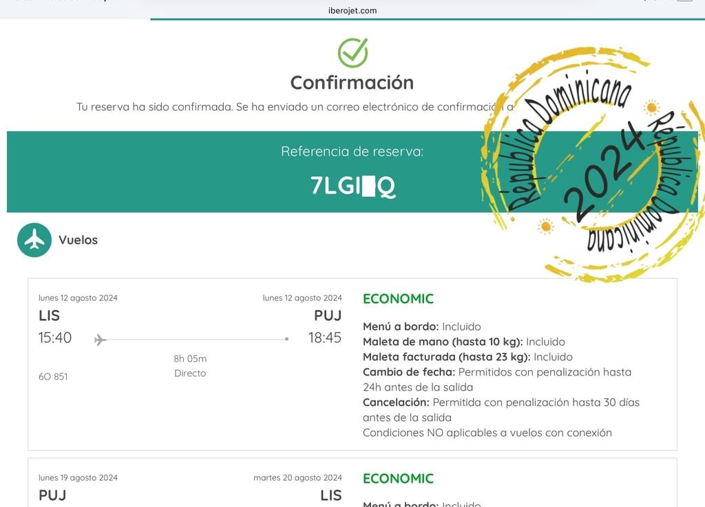 Vuelo a Punta Cana