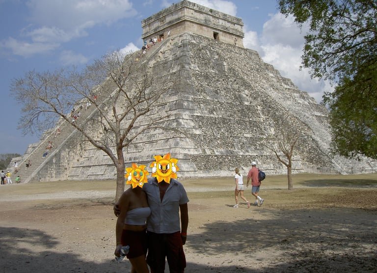 m1s viajes en Chichén Itzá, México